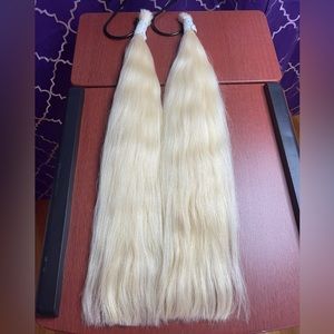 Slavic Human Luxury Hair.Blond.Light Wavy. Price:100g-$320